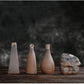 Handmade Classic Brown Table Vase Set