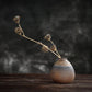 Handmade Classic Brown Table Vase Set