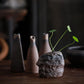 Handmade Classic Brown Table Vase Set