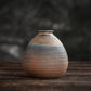 Handmade Classic Brown Table Vase Set